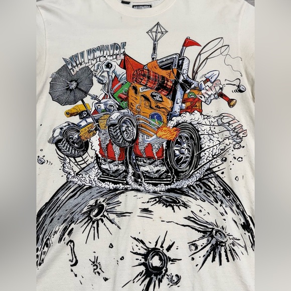 Billionaire Boys Club Oversized Monster Truck Tee in Cream - Picture 4 of 8